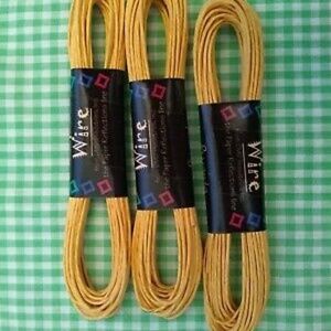 Pale Yellow Paper Wire for Crafting and Decorating